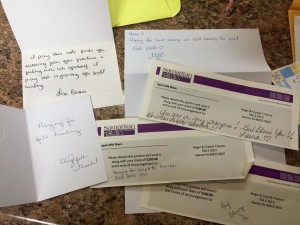 More handwritten notes and cards from Samaritan members